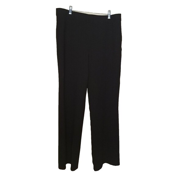 Quince Womens Ultra-Stretch Ponte Bootcut Pant Black Pull On XL Petite       T46 - Picture 1 of 5